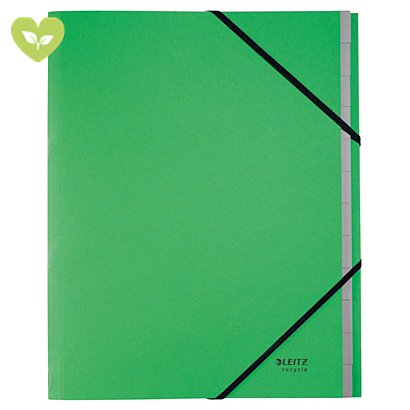 LEITZ Libro firma Recycle, 12 scomparti, Carta riciclata, Verde - 1