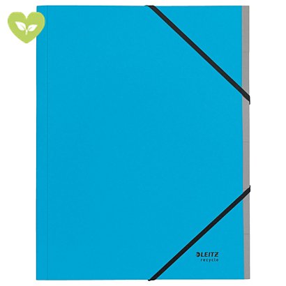 LEITZ Libro firma Recycle, 6 scomparti, Carta riciclata, Blu - 1