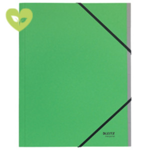 LEITZ Libro firma Recycle, 6 scomparti, Carta riciclata, Verde