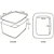 Leitz MyBox® Contenitore multiuso Large, Plastica, Senza BPA, Bianco e blu, 318 x 385 x 198 mm - 3