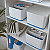 Leitz MyBox® Contenitore multiuso Large, Plastica, Senza BPA, Bianco e blu, 318 x 385 x 198 mm - 4