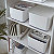 Leitz MyBox® Contenitore multiuso Large, Plastica, Senza BPA, Bianco e grigio, 318 x 385 x 198 mm - 3