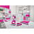 Leitz MyBox® Contenitore multiuso Large, Plastica, Senza BPA, Bianco e rosa, 318 x 385 x 198 mm - 2