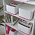 Leitz MyBox® Contenitore multiuso Large, Plastica, Senza BPA, Bianco e rosa, 318 x 385 x 198 mm - 4