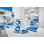 Leitz MyBox® Contenitore multiuso Small, Plastica, Senza BPA, Bianco e blu, 318 x 191 x 128 mm - 4