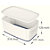 Leitz MyBox® Contenitore multiuso Small, Plastica, Senza BPA, Bianco e grigio, 318 x 191 x 128 mm - 5