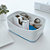 Leitz MyBox® Contenitore Organizer Small, Plastica, Senza BPA, Bianco e blu, 246 x 160 x 98 mm - 3