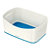 Leitz MyBox® Contenitore Organizer Small, Plastica, Senza BPA, Bianco e blu, 246 x 160 x 98 mm - 1