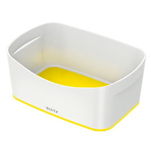 Leitz MyBox® Contenitore Organizer Small, Plastica, Senza BPA, Bianco e Giallo, 246 x 160 x 98 mm Leitz MyBox® Contenitore Organizer Small, Plastica, Senza BPA, Bianco e Giallo, 246 x 160 x 98 mm
