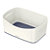 Leitz MyBox® Contenitore Organizer Small, Plastica, Senza BPA, Bianco e grigio, 246 x 160 x 98 mm - 1