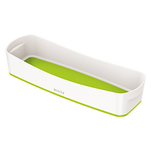 Leitz MyBox® Vaschetta Organizer, Plastica, Senza BPA, Bianco e Verde Lime, 307 x 105 x 55 mm Leitz MyBox® Vaschetta Organizer, Plastica, Senza BPA, Bianco e Verde Lime, 307 x 105 x 55 mm
