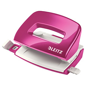 Leitz NeXXt Series 5060 WOW, Mini perforatore 2 fori, Capacità 10 fogli, Fucsia Leitz NeXXt Series 5060 WOW, Mini perforatore 2 fori, Capacità 10 fogli, Fucsia