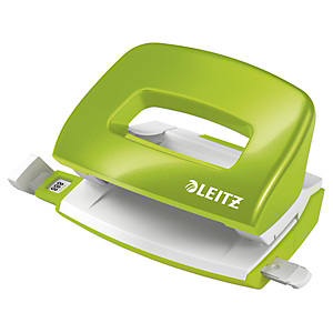 Leitz NeXXt Series 5060 WOW, Mini perforatore 2 fori, Capacità 10 fogli, Verde lime Leitz NeXXt Series 5060 WOW, Mini perforatore 2 fori, Capacità 10 fogli, Verde lime