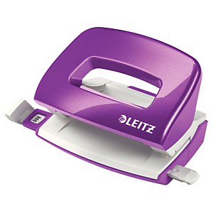 Leitz NeXXt Series 5060 WOW, Mini perforatore 2 fori, Capacità 10 fogli, Viola Leitz NeXXt Series 5060 WOW, Mini perforatore 2 fori, Capacità 10 fogli, Viola