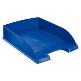 Leitz Plus Standard Bandeja de correspondencia, A4, poliestireno, azul, 70 x 255 x 357 mm Leitz Plus Standard Bandeja de correspondencia, A4, poliestireno, azul, 70 x 255 x 357 mm