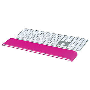 Leitz Poggiapolsi per tastiera regolabile Leitz Ergo WOW, Bianco/Fucsia Leitz Poggiapolsi per tastiera regolabile Leitz Ergo WOW, Bianco/Fucsia