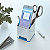 LEITZ Portapenne con amplificatore WOW Dual Color, Bianco/Blu - 3