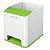 LEITZ Portapenne con amplificatore WOW Dual Color, Bianco/Verde Lime - 1