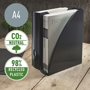 LEITZ Portariviste Recycle Zero emissioni CO2, 98% plastica riciclata, Nero LEITZ Portariviste Recycle Zero emissioni CO2, 98% plastica riciclata, Nero