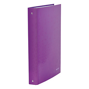 Leitz Raccoglitore ad anelli WOW, 22 x 30 cm, Dorso 40 mm, Capacità 250 fogli, Cartone, Viola Leitz Raccoglitore ad anelli WOW, 22 x 30 cm, Dorso 40 mm, Capacità 250 fogli, Cartone, Viola