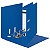 Leitz Recycle Classeur à levier A4 180° - Carton 100% recyclé et recyclable - Dos 5 cm - Bleu - 2