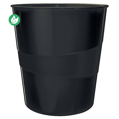 Leitz Recycle Corbeille à papier recyclable - Noir - 1