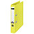 LEITZ Registratore archivio con meccanismo a leva 180° Recycle, Formato Commerciale, Dorso 5,5 cm, Giallo - 1