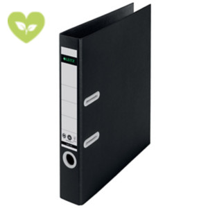 LEITZ Registratore archivio con meccanismo a leva 180° Recycle, Formato Commerciale, Dorso 5,5 cm, Nero LEITZ Registratore archivio con meccanismo a leva 180° Recycle, Formato Commerciale, Dorso 5,5 cm, Nero