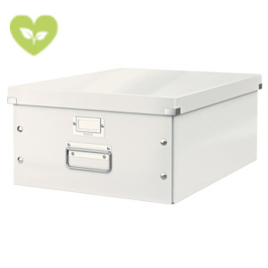 LEITZ Scatola archivio A3 Click & Store, Cartone, Coperchio removibile, 36,9 x 48,2 x 20 cm, Bianco LEITZ Scatola archivio A3 Click & Store, Cartone, Coperchio removibile, 36,9 x 48,2 x 20 cm, Bianco