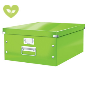 LEITZ Scatola archivio A3 Click & Store,Cartone, Coperchio removibile, 36,9 x 48,2 x 20 cm, Verde Lime LEITZ Scatola archivio A3 Click & Store,Cartone, Coperchio removibile, 36,9 x 48,2 x 20 cm, Verde Lime