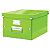 LEITZ  Scatola archivio A4 Click & Store, Cartone, Coperchio removibile, 28,1 x 37 x 20 cm, Verde Lime - 1