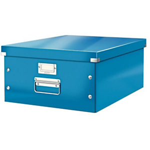 Leitz Scatola archivio Click & Store A3, Cartone, Coperchio removibile, Blu, 369 x 482 x 200 mm Leitz Scatola archivio Click & Store A3, Cartone, Coperchio removibile, Blu, 369 x 482 x 200 mm