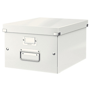 Leitz Scatola archivio Click & Store A4, Cartone, Coperchio removibile, Bianco, 281 x 370 x 200 mm Leitz Scatola archivio Click & Store A4, Cartone, Coperchio removibile, Bianco, 281 x 370 x 200 mm