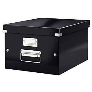 Leitz Scatola archivio Click & Store A4, Cartone, Coperchio removibile, Nero, 281 x 370 x 200 mm Leitz Scatola archivio Click & Store A4, Cartone, Coperchio removibile, Nero, 281 x 370 x 200 mm
