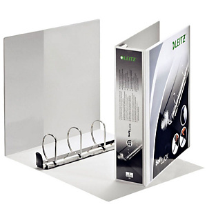 Leitz SoftClick Raccoglitore ad anelli personalizzabile, A4+, Dorso 72 mm, Capacità 380 fogli, Cartone, Bianco Leitz SoftClick Raccoglitore ad anelli personalizzabile, A4+, Dorso 72 mm, Capacità 380 fogli, Cartone, Bianco