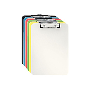 Leitz Tabla de pinza portapapeles, A4, poliestireno, colores surtidos Leitz Tabla de pinza portapapeles, A4, poliestireno, colores surtidos