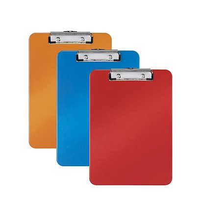 Leitz Tabla de pinza portapapeles, A4, poliestireno, colores surtidos