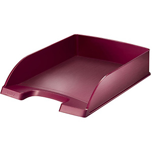 Leitz Vaschetta "Classic Plus Style" Colore Rosso Granato Leitz Vaschetta "Classic Plus Style" Colore Rosso Granato