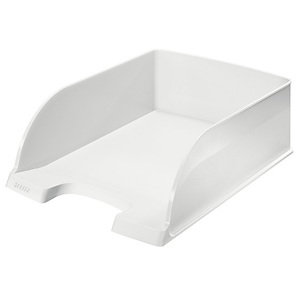 LEITZ Vaschetta portacorrispondenza Leitz Plus Jumbo - 25,5x10,3x36 cm - bianco - Leitz LEITZ Vaschetta portacorrispondenza Leitz Plus Jumbo - 25,5x10,3x36 cm - bianco - Leitz