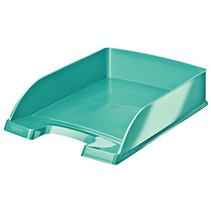 Leitz Vaschetta portacorrispondenza linea ''Classic Plus Wow'' - Dimensioni est. cm 25,5 x 36 x 7 h - Colore acquamarina Leitz Vaschetta portacorrispondenza linea ''Classic Plus Wow'' - Dimensioni est. cm 25,5 x 36 x 7 h - Colore acquamarina