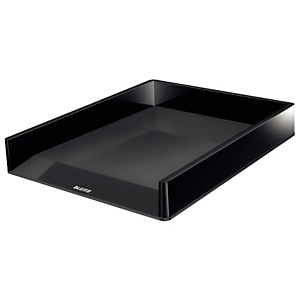 LEITZ Vaschetta portacorrispondenza WOW Dual Color, 26,7 x 33,6 x 50 cm, Nero/Grigio antracite LEITZ Vaschetta portacorrispondenza WOW Dual Color, 26,7 x 33,6 x 50 cm, Nero/Grigio antracite