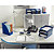 Leitz Vaschette portacorrispondenza linea ''Plus Desk Top'' - Jumbo - Dimensioni est. cm 25,5 x 36 x 10,3 h - Colore: blu fiordaliso - 2