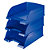Leitz Vaschette portacorrispondenza linea ''Plus Desk Top'' - Jumbo - Dimensioni est. cm 25,5 x 36 x 10,3 h - Colore: blu fiordaliso - 3