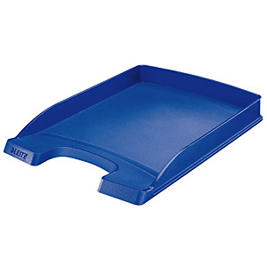 Leitz Vaschette portacorrispondenza linea ''Plus Desk Top'' - Slim - Dimensioni est. cm 25,5 x 36 x 3,7 h - Colore: blu fiordaliso Leitz Vaschette portacorrispondenza linea ''Plus Desk Top'' - Slim - Dimensioni est. cm 25,5 x 36 x 3,7 h - Colore: blu fiordaliso