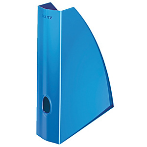Leitz Wow Revistero, poliestireno, 75 x 312 x 258 mm, azul Leitz Wow Revistero, poliestireno, 75 x 312 x 258 mm, azul