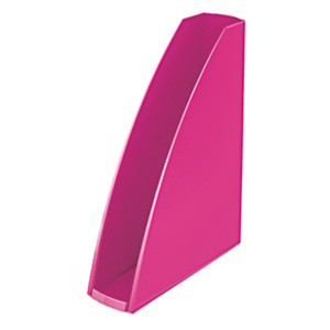 Leitz Wow Revistero, poliestireno, 75 x 312 x 258 mm, fucsia