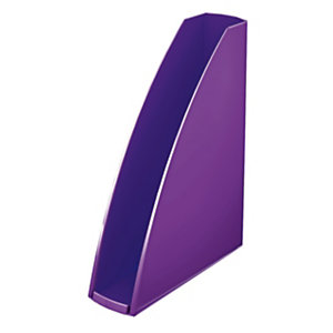 Leitz Wow Revistero, poliestireno, 75 x 312 x 258 mm, violeta