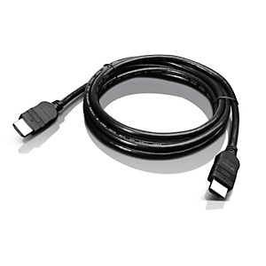 Lenovo 2.0m HDMI, 2 m, HDMI Type A (Standard), HDMI Type A (Standard), 10,2 Gbit/s, Noir 0B47070