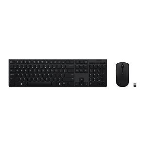 Lenovo 4X31K03961, Completo (100%), RF Wireless + Bluetooth, Switch de tecla de tijera, Gris, Ratón incluido Lenovo 4X31K03961, Completo (100%), RF Wireless + Bluetooth, Switch de tecla de tijera, Gris, Ratón incluido