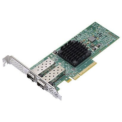 Lenovo Broadcom 57414 10/25GbE SFP28 2-port PCIe, Interno, Alámbrico, PCI Express, Ethernet, Verde, Metálico 4XC7A08238 - 1